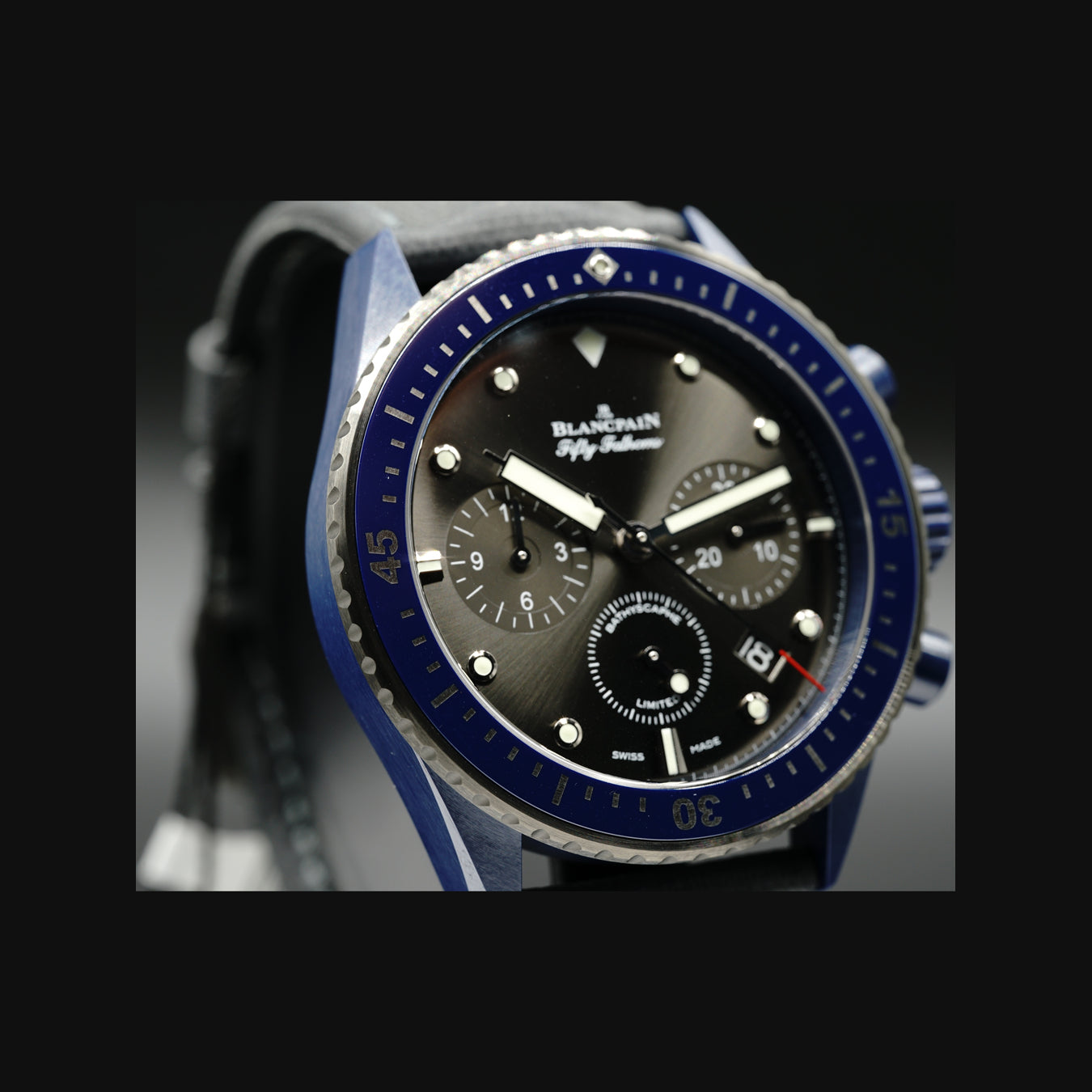 Blancpain Fifty Fathoms Bathyscaphe Chronographe Flyback Ocean Commitment 5200-0310-G52-A