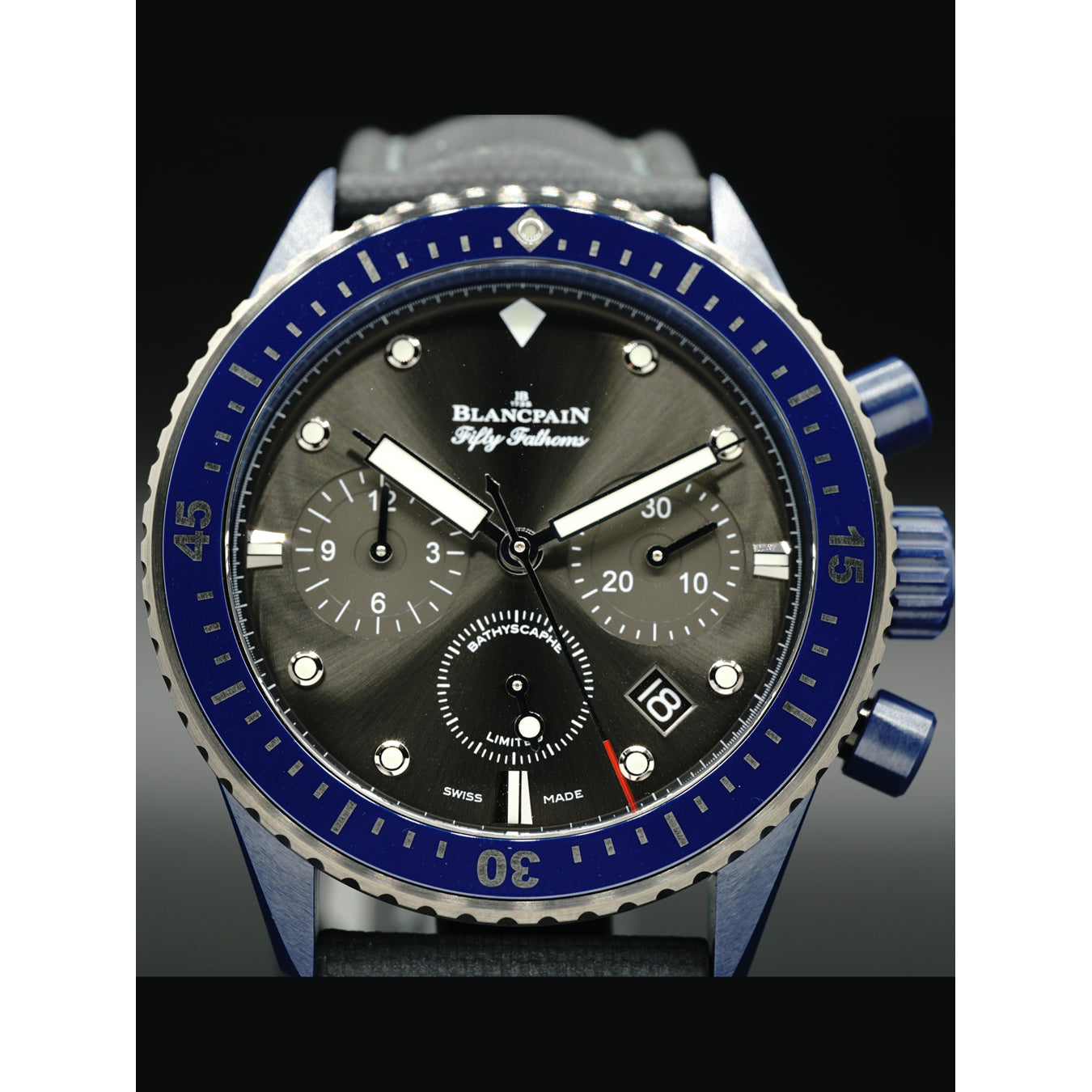 Blancpain Fifty Fathoms Bathyscaphe Chronographe Flyback Ocean Commitment 5200-0310-G52-A