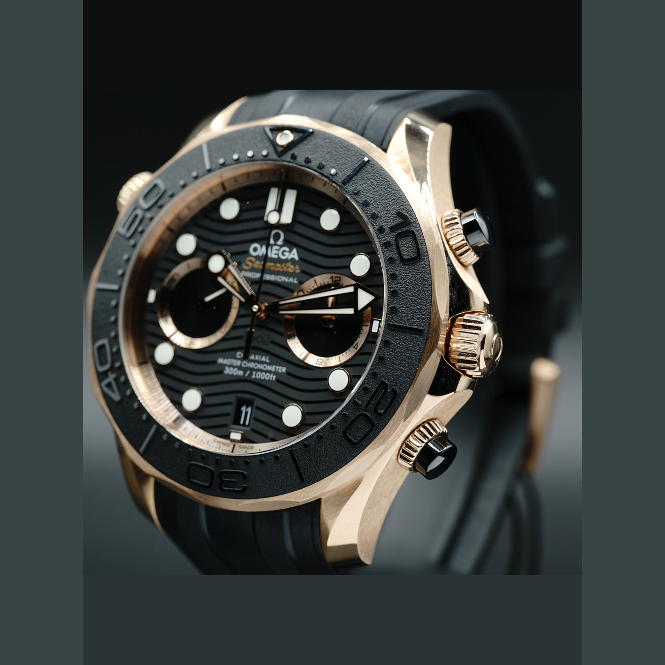 Omega Seamaster Diver 300 Master Chronometer Chronograph 44mm 210.62.44.51.01.001
