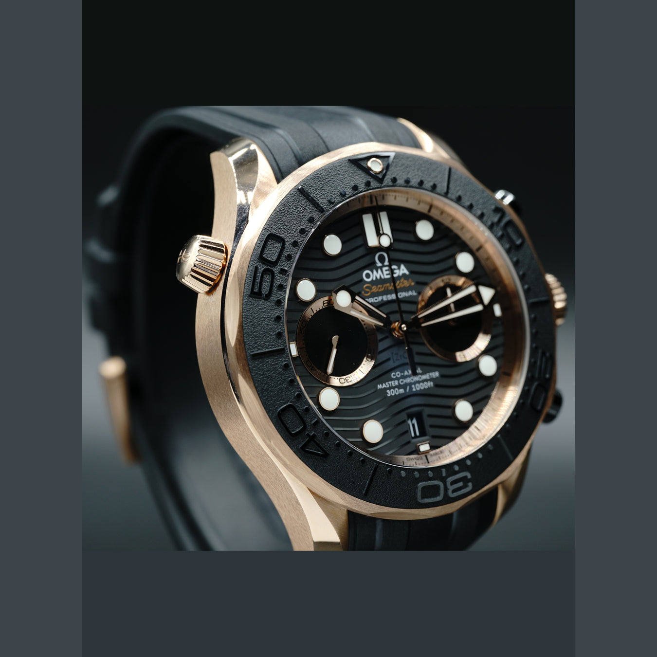 Omega Seamaster Diver 300 Master Chronometer Chronograph 44mm 210.62.44.51.01.001