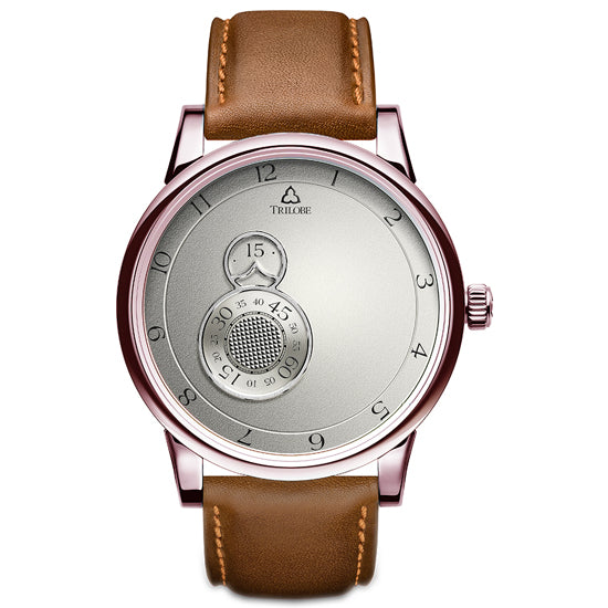 Trilobe Nuit Fantastique Grained Silver Gold 40.5mm