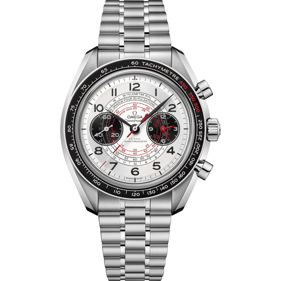 Omega Speedmaster Chronoscope 43mm Silver & Black Dial on Bracelet