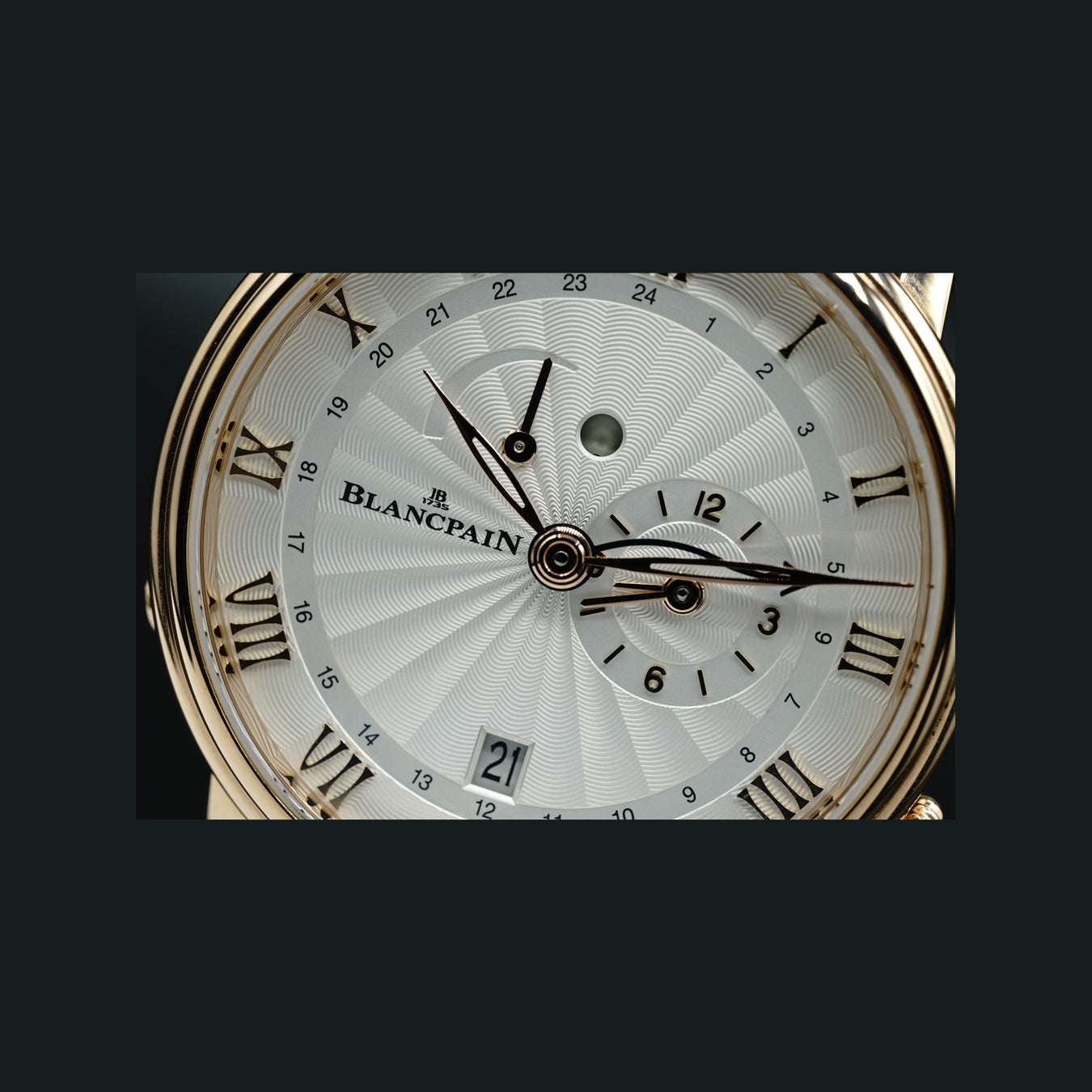 Blancpain Villeret Reveil GMT 6640 3642 55B