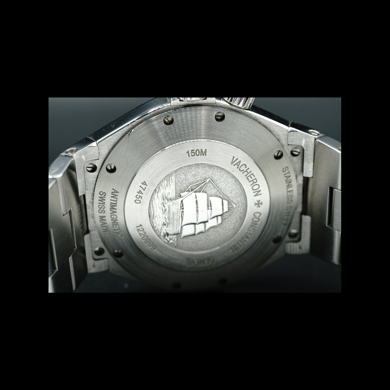 Vacheron Constantin Overseas Stainless Steel Dual Time White Dial 47450/B01A-9226