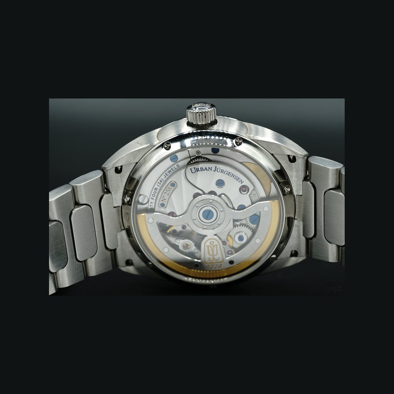 Urban Jürgensen One Date Blue Dial on Bracelet