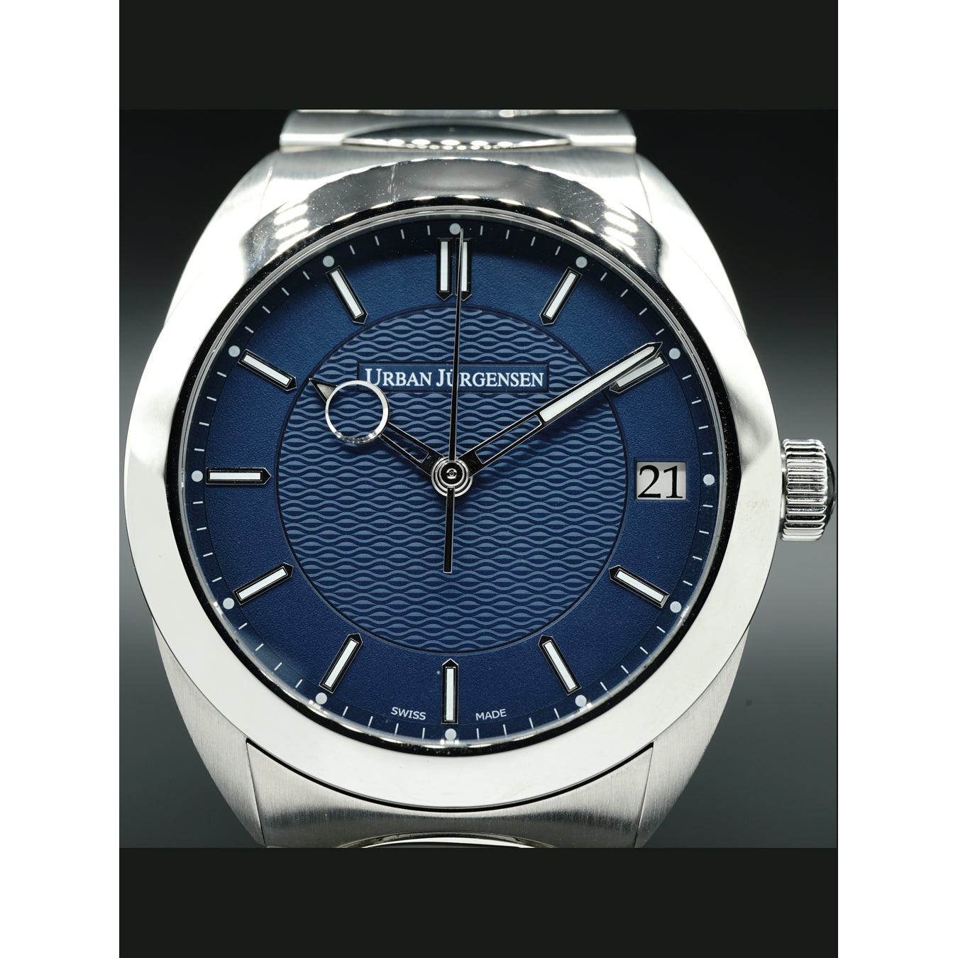 Urban Jürgensen One Date Blue Dial on Bracelet