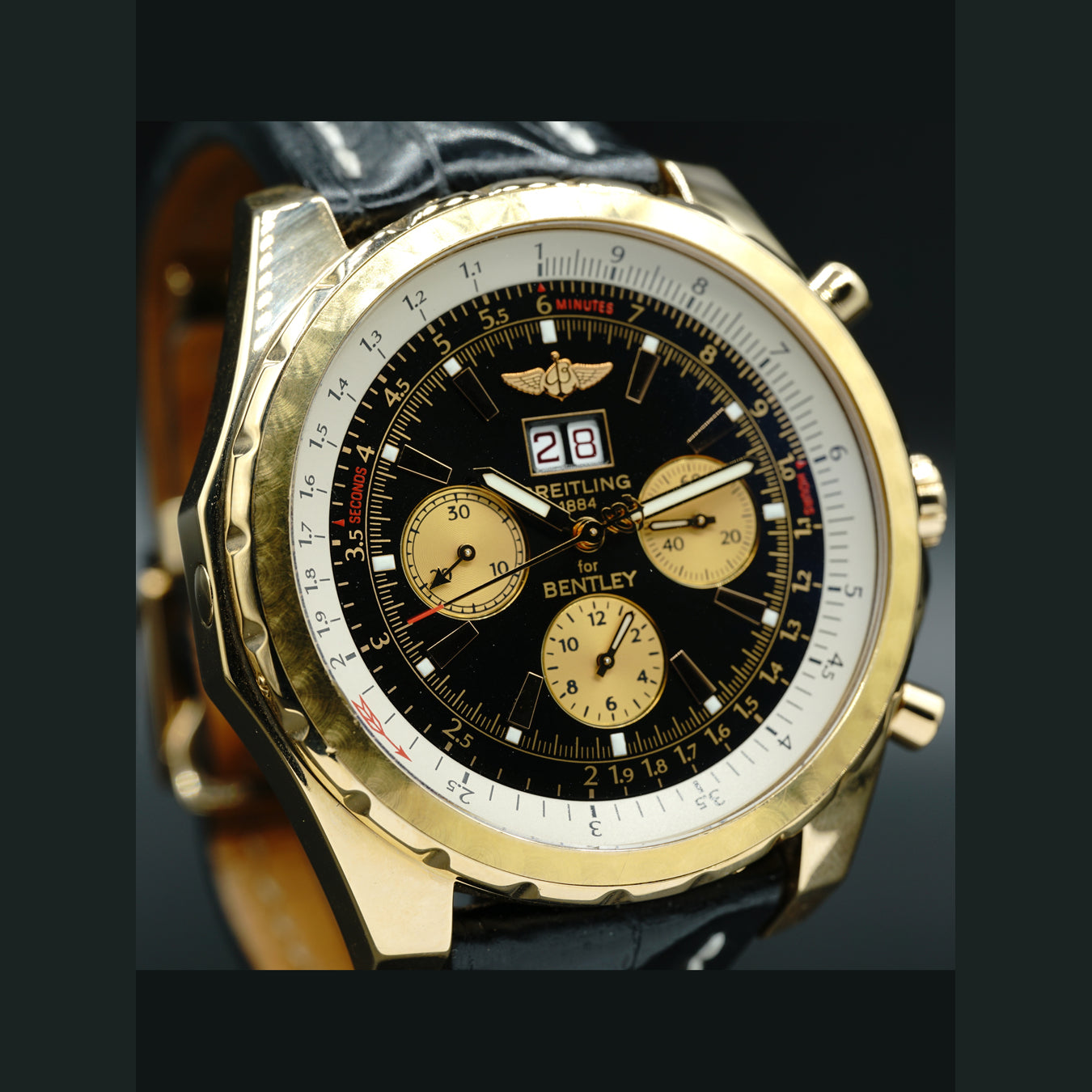 Breitling for Bentley 6.75 18K Gold H44363