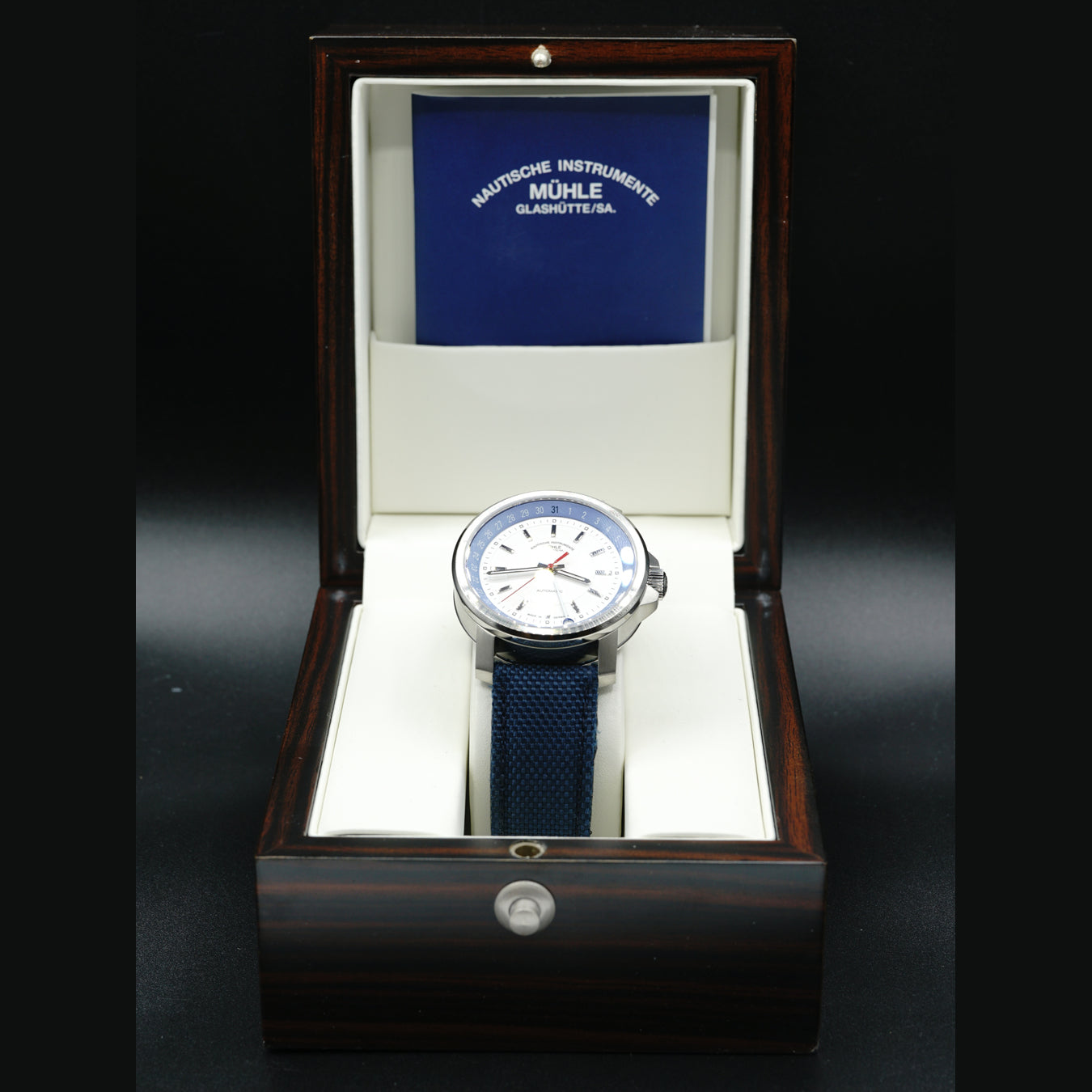 Mühle Glashütte 29ER Zeigerdatum M1-25-32-NB
