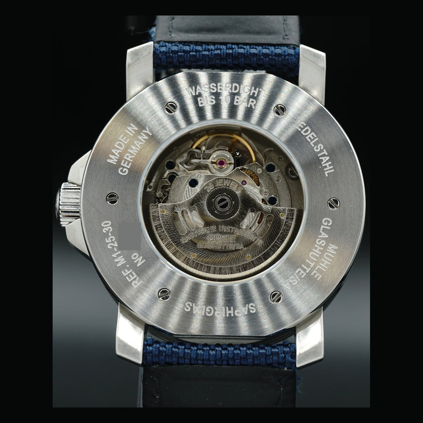 Mühle Glashütte 29ER Zeigerdatum M1-25-32-NB