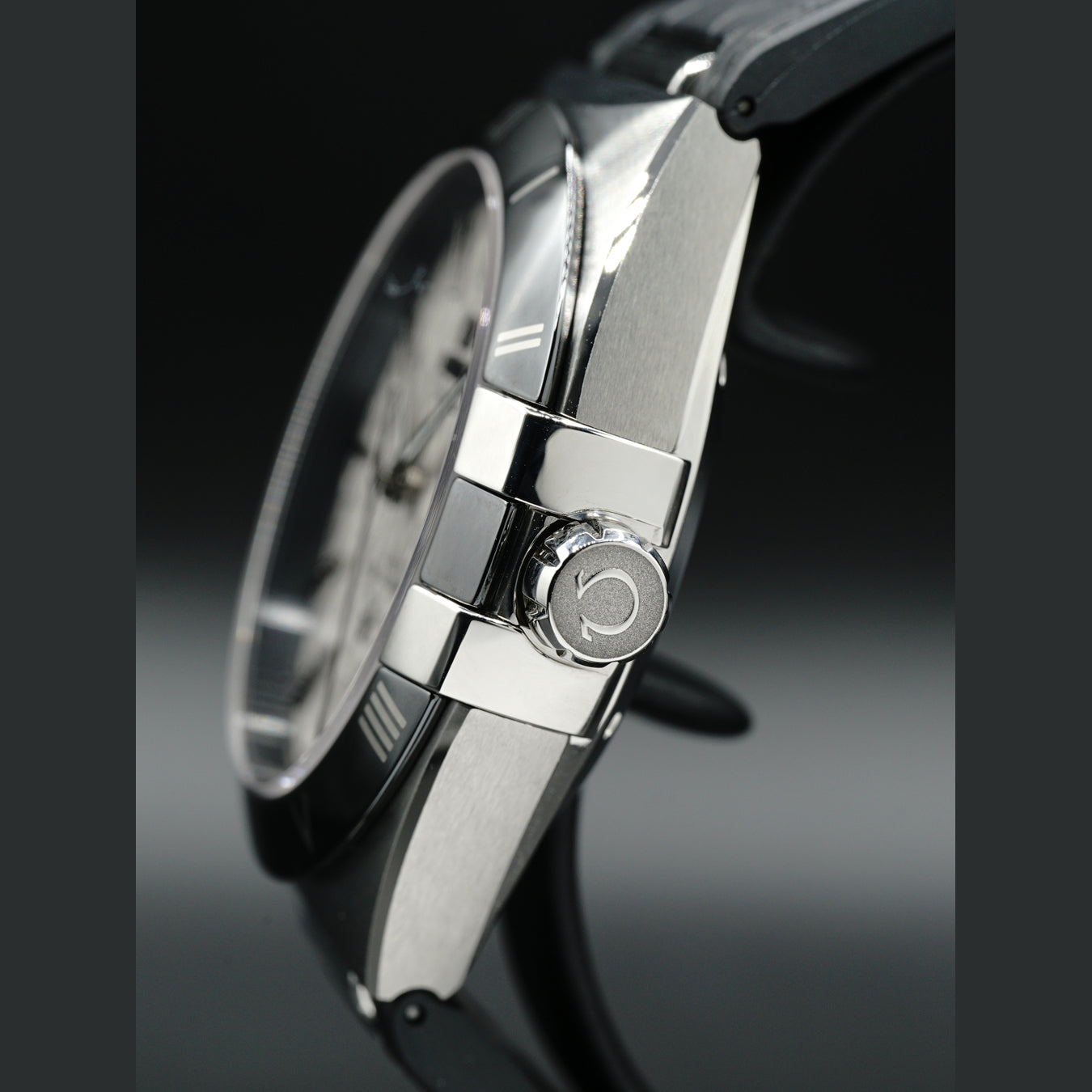 Omega Constellation STR Alligator Black 131.33.41.21.06.001