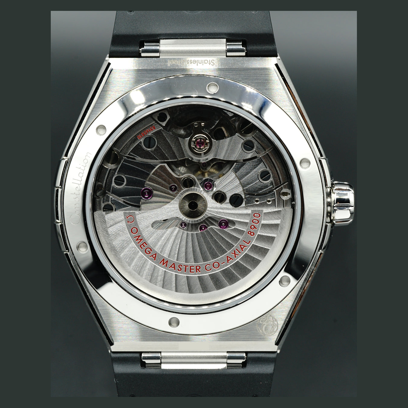 Omega Constellation STR Alligator Black 131.33.41.21.06.001
