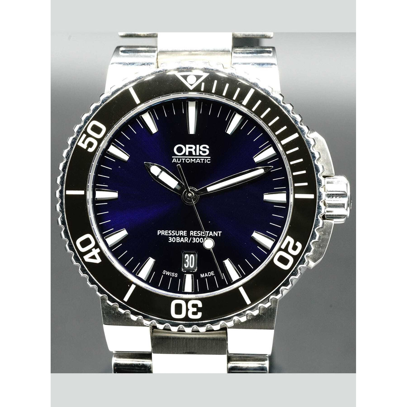 Oris Aquis Date Blue Dial on Bracelet 01 733 7730 4135-07 8 24 05PEB