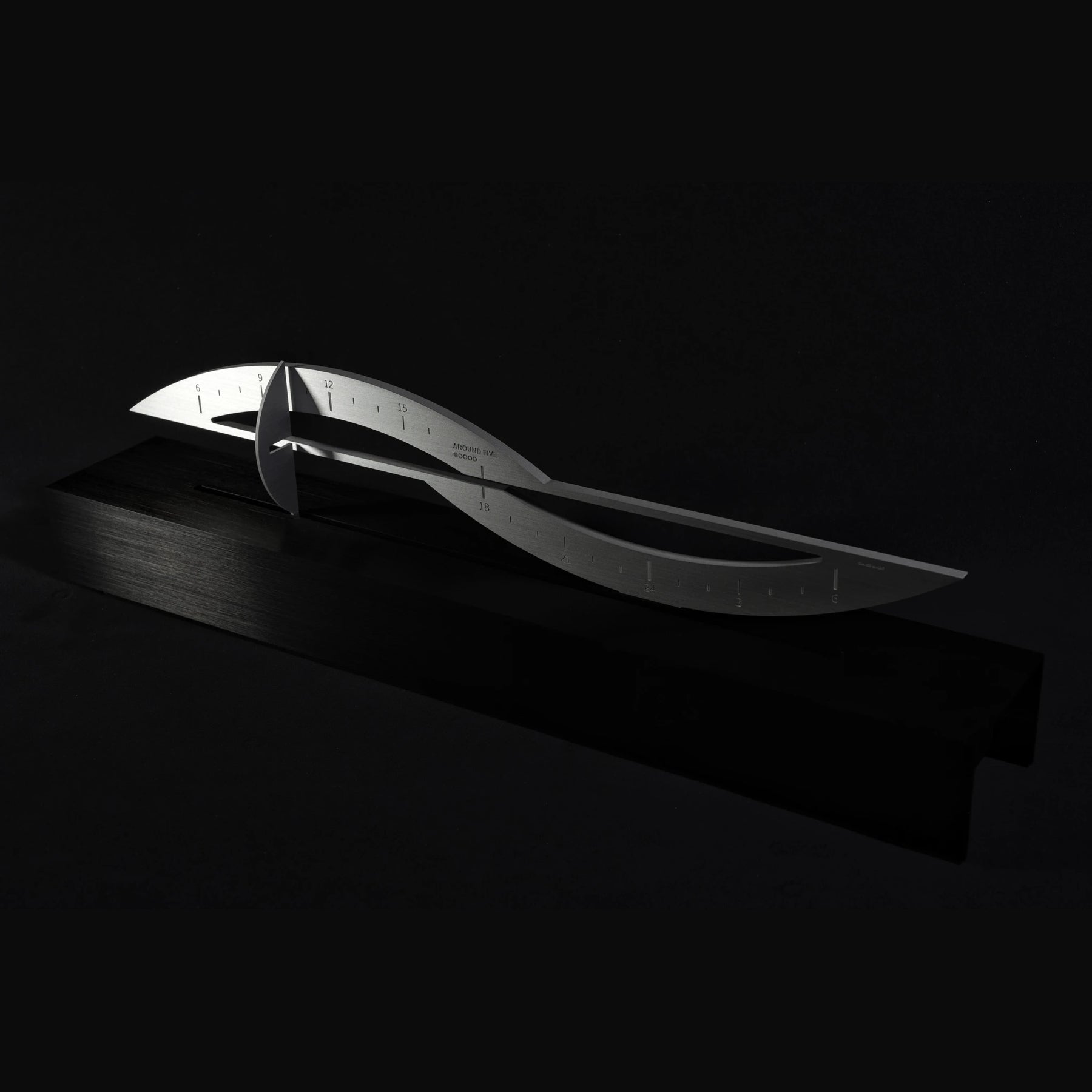 Around Five Natural Brushed Aluminum The Return without Frame