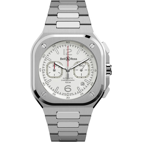 Bell & Ross BR 05 Chrono White Hawk on Bracelet