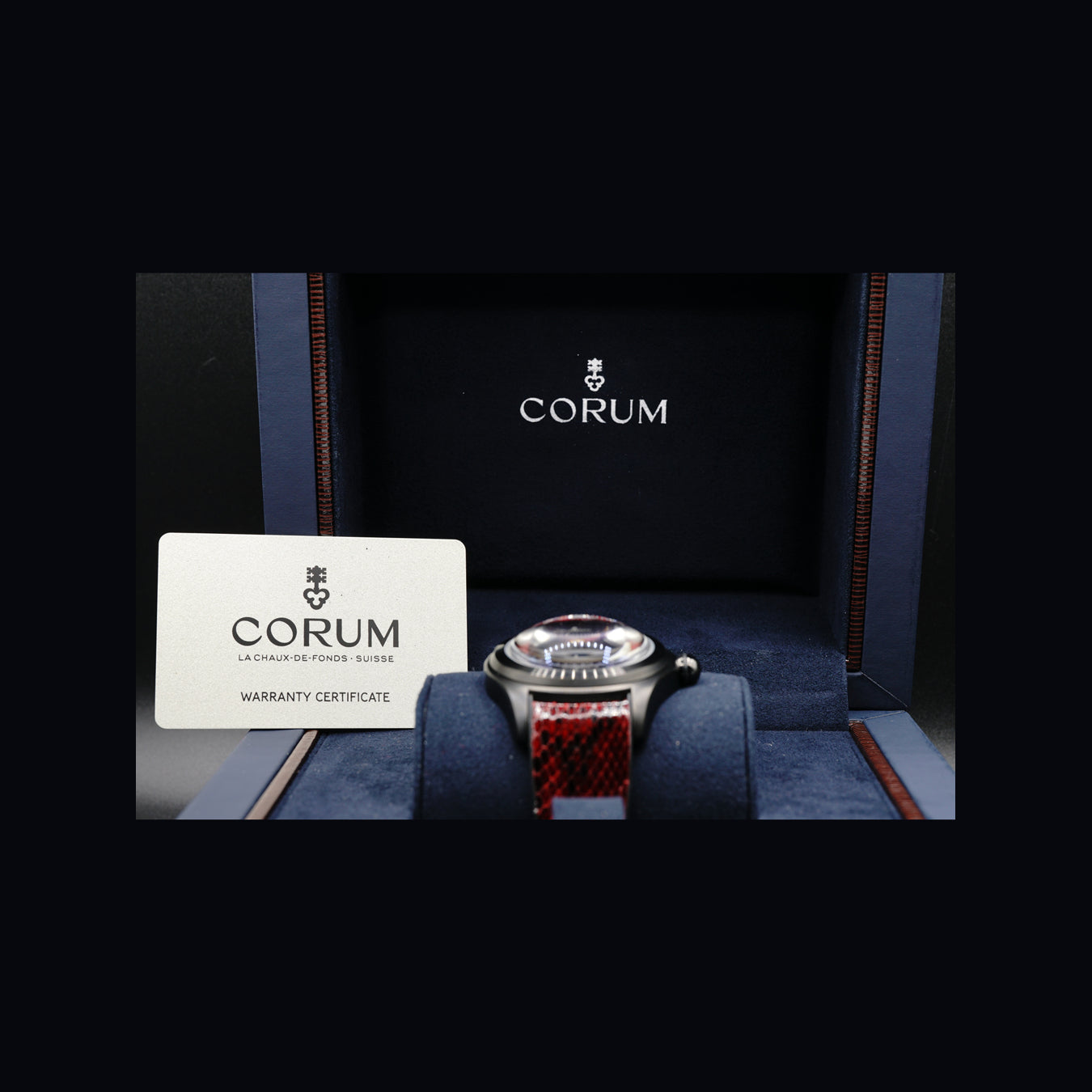 Corum Art Red Bubble Python Limited Edition L08202981