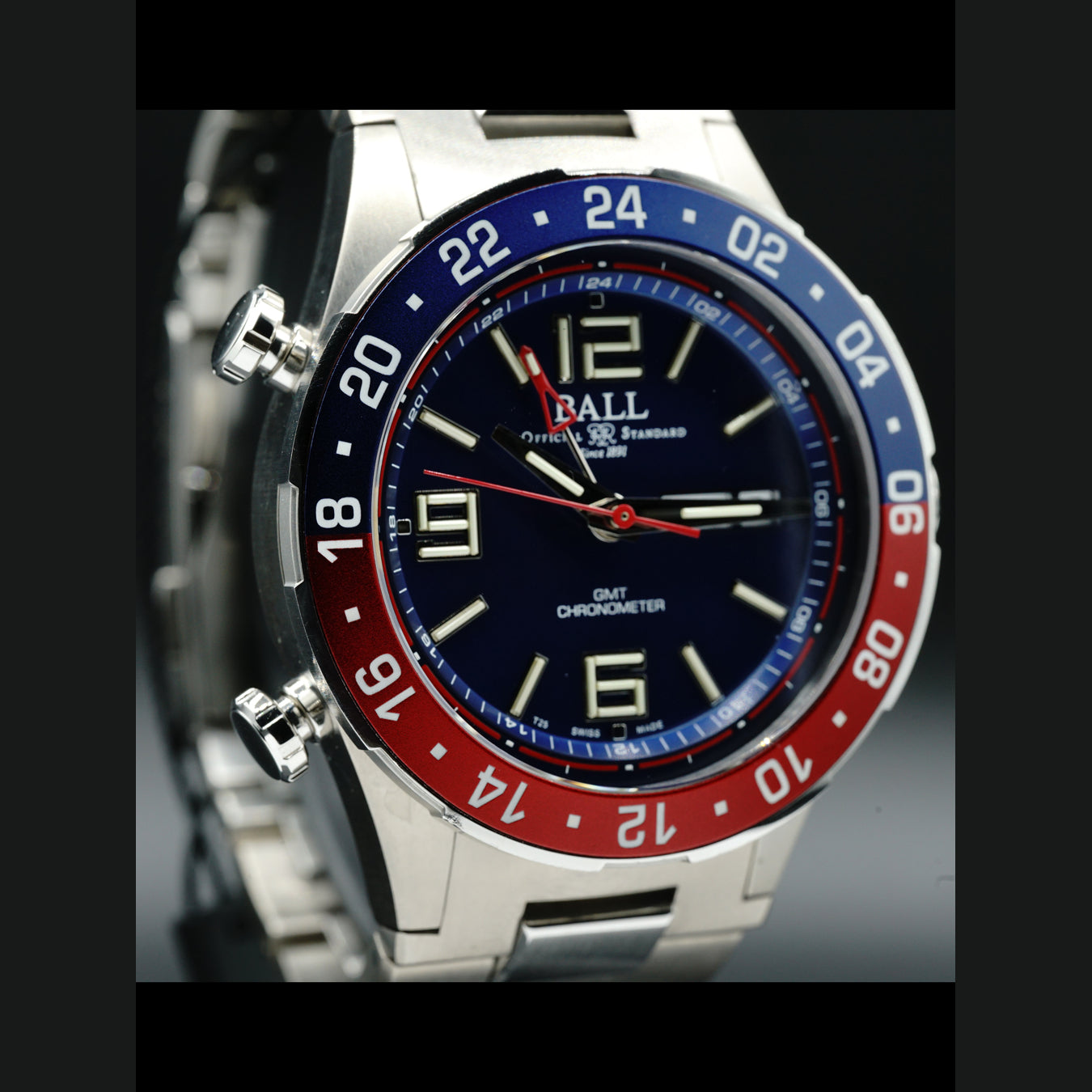 Ball Roadmaster Marine GMT Blue Dial DG3030B-SCJ-BE