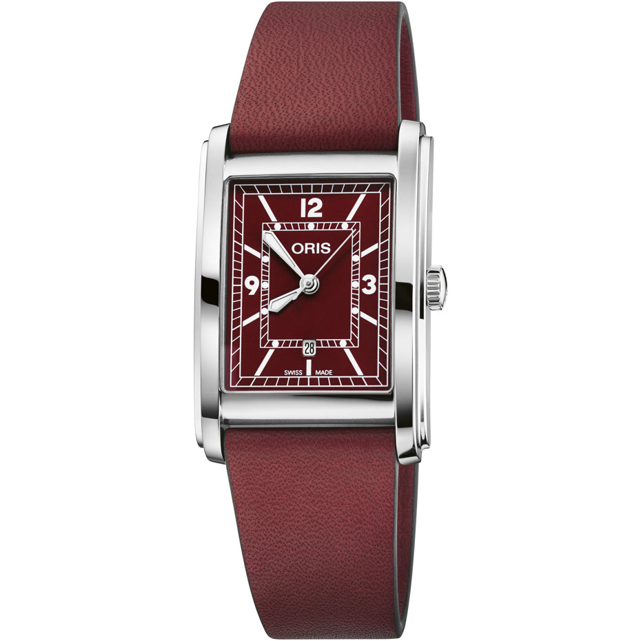 Oris Rectangular Bordeaux