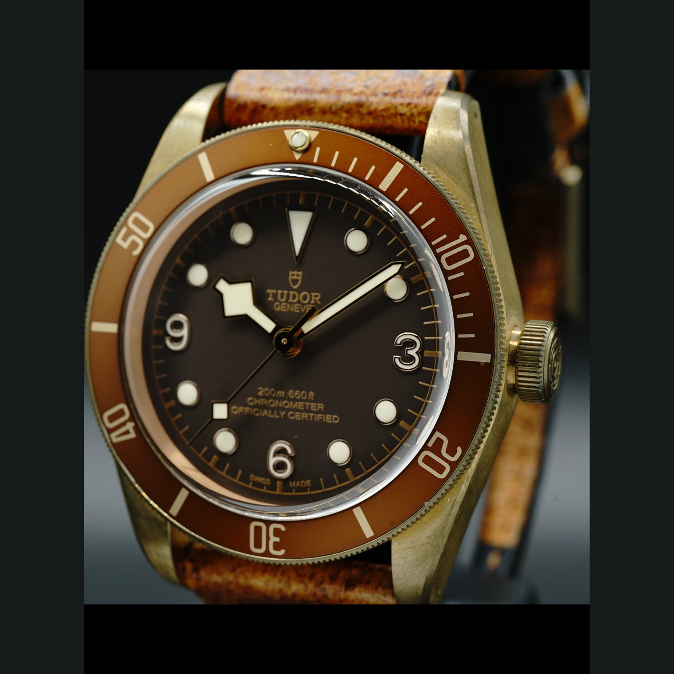 Tudor Heritage Brown Chronometer 79250BM