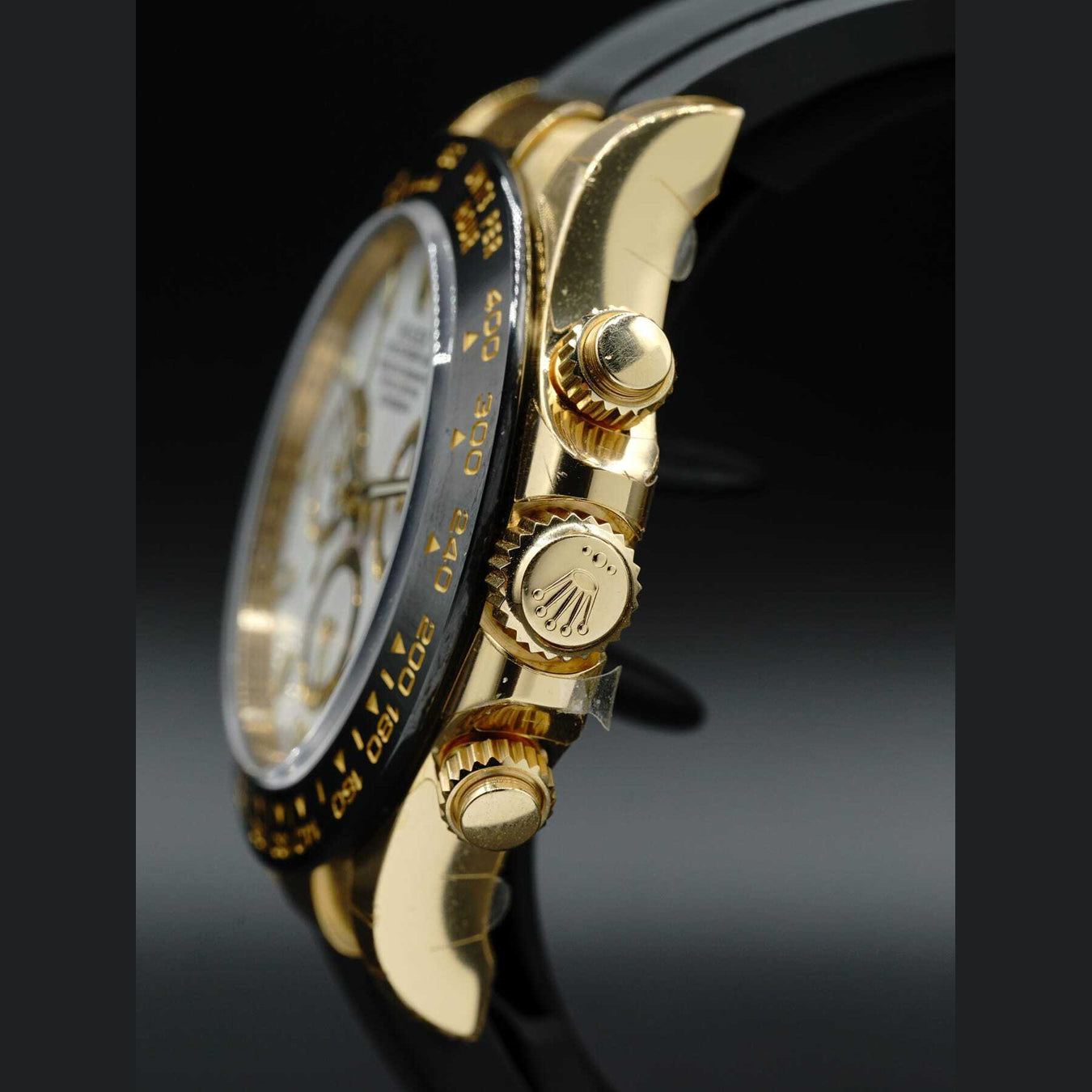 Rolex Daytona Yellow Gold Ceramic  White 116518LN