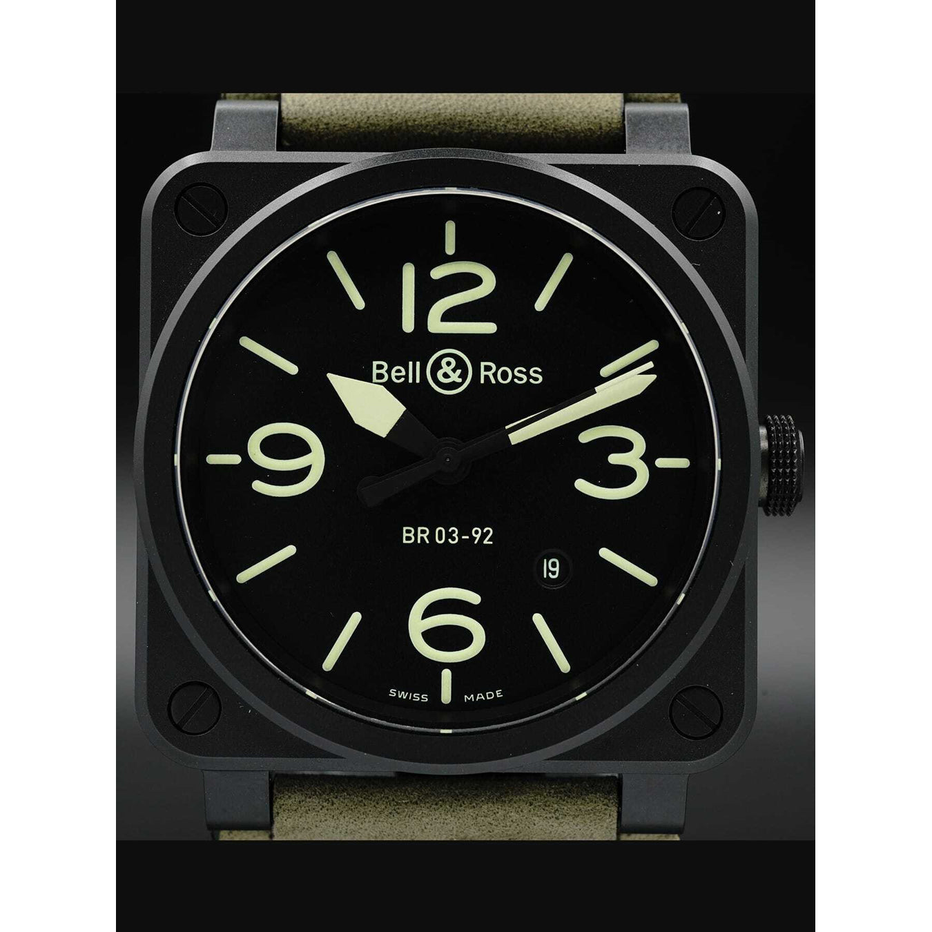 Bell & Ross BR 03-92 Nightlum BR0392-BL3-CE/SCA