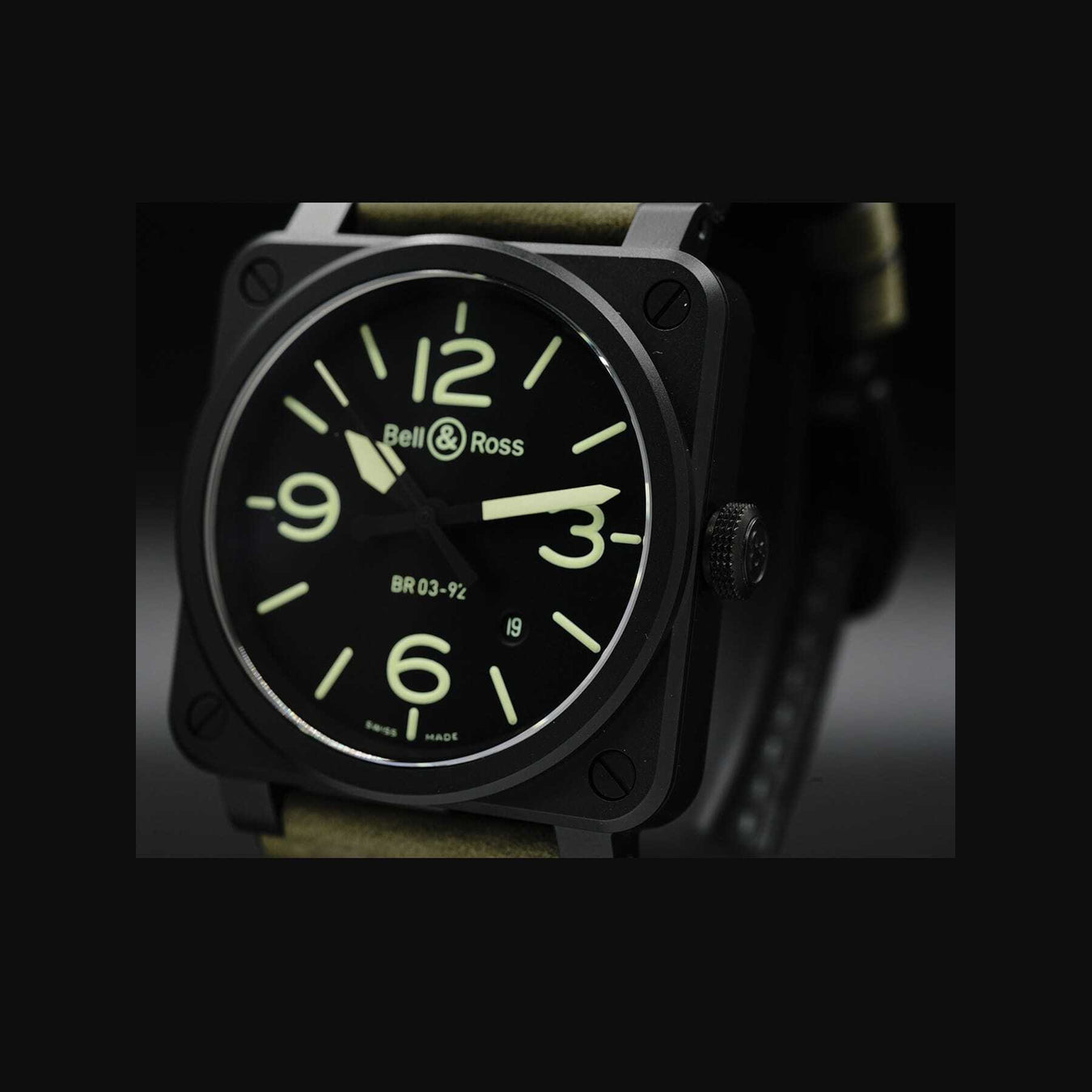 Bell & Ross BR 03-92 Nightlum BR0392-BL3-CE/SCA
