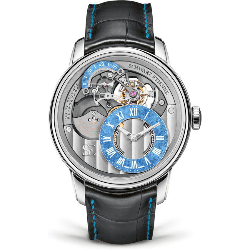 Schwarz Etienne La Chaux-de-Fonds Petite Seconde Rétrograde Tourbillon Blue