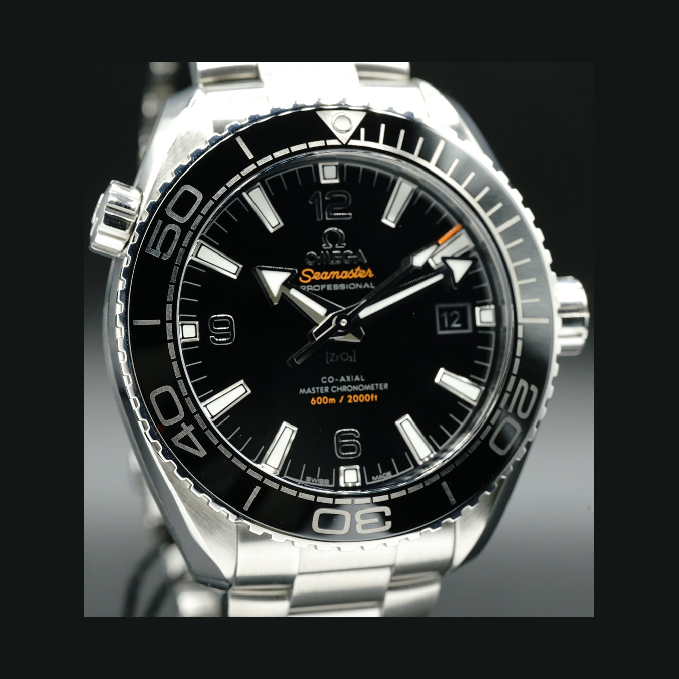 Omega Seamaster Planet Ocean 600M Co-Axial Master Chronometer 43.5 mm Automatic Black Dial Steel 215.30.44.21.01.001