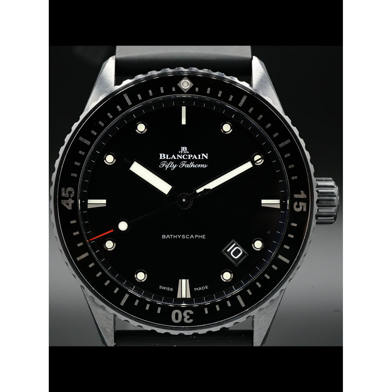 Blancpain Fifty Fathoms Bathyscaphe Ceramic and Liquid Metal 5000-0130-B52A