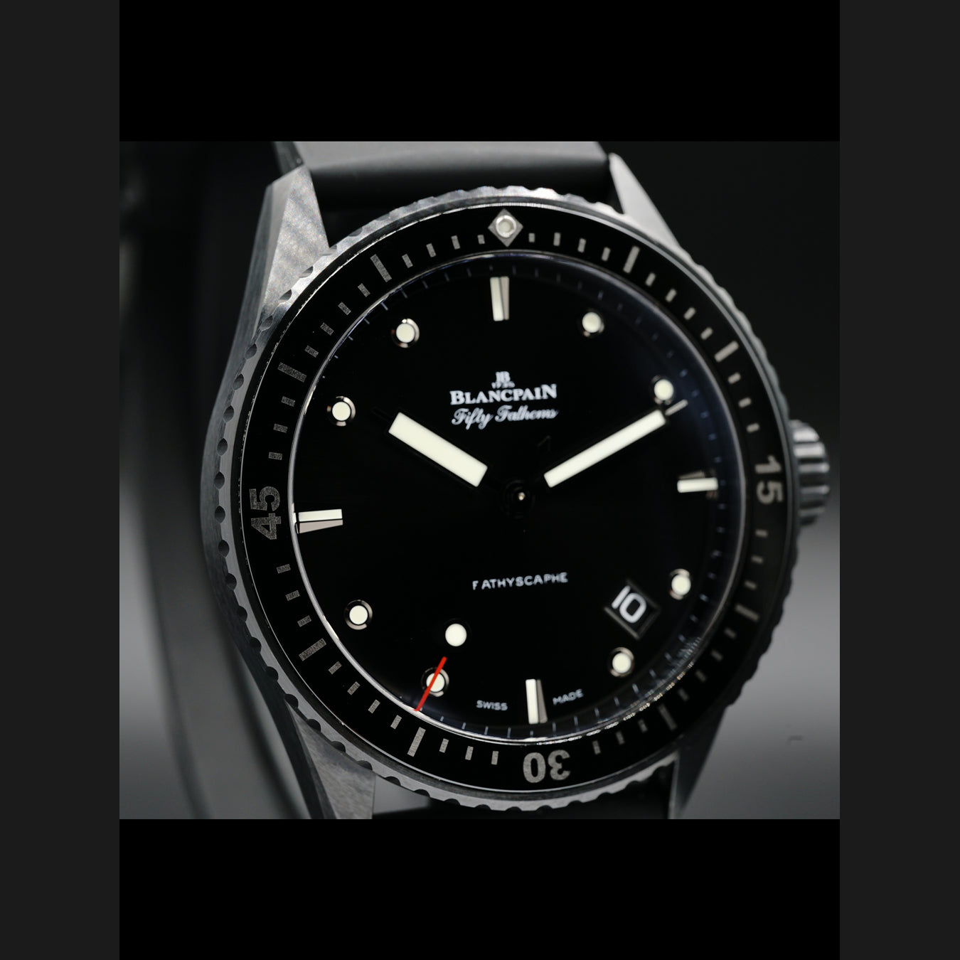 Blancpain Fifty Fathoms Bathyscaphe Ceramic and Liquid Metal 5000-0130-B52A