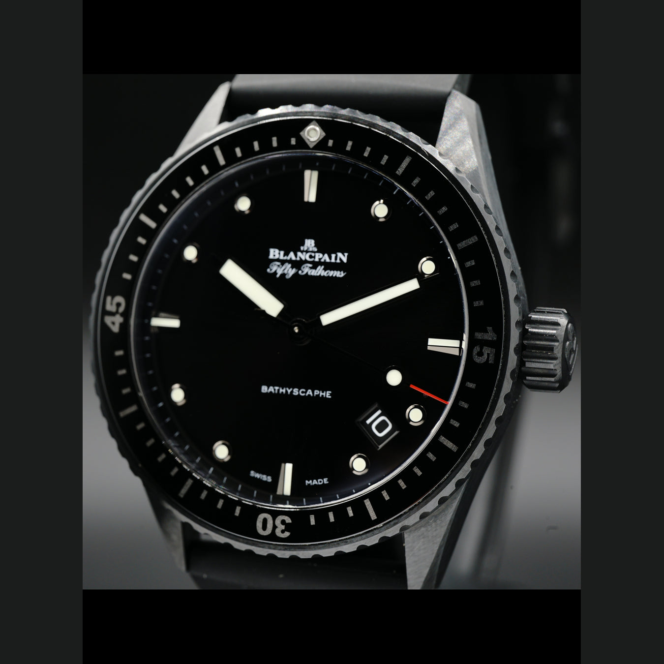 Blancpain Fifty Fathoms Bathyscaphe Ceramic and Liquid Metal 5000-0130-B52A