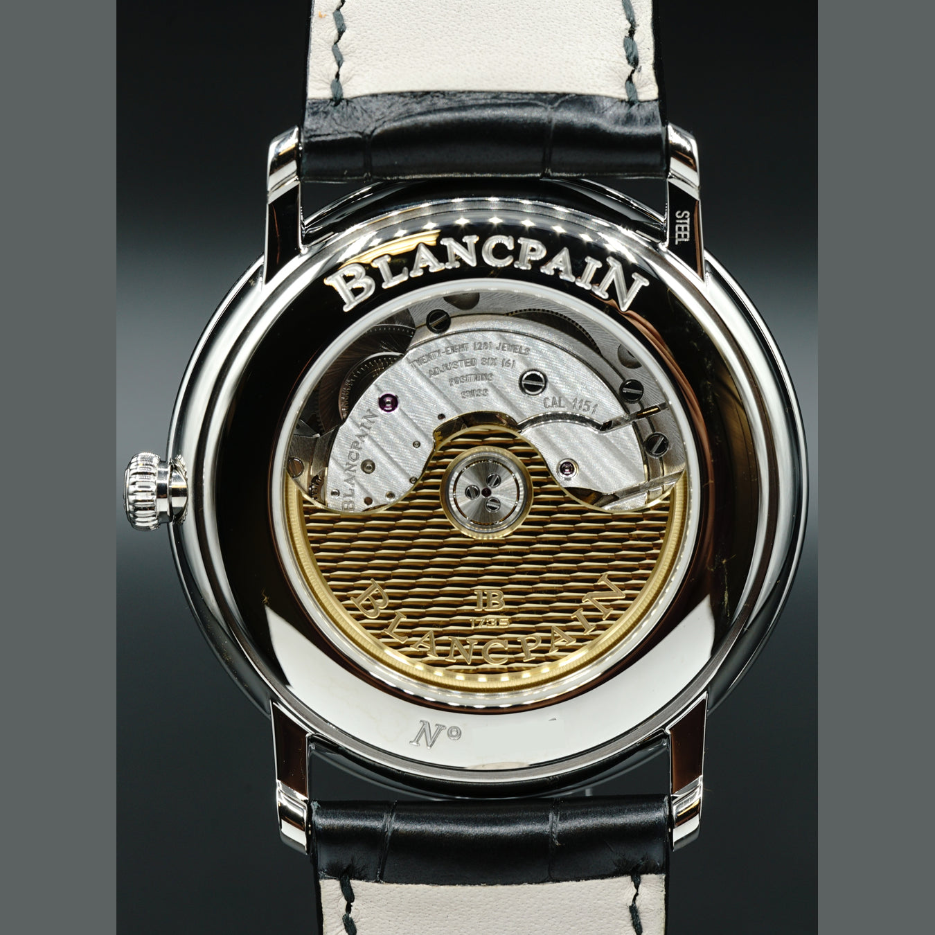 Blancpain Villeret Ultra Slim Seconds and Date In Stainless Steel 6651-1127-55B