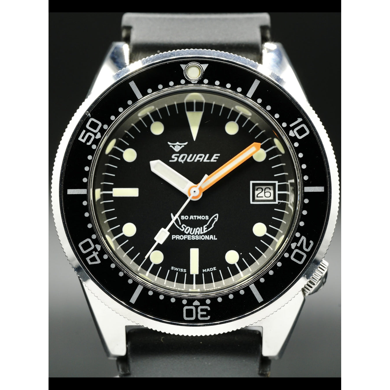 Squale 50 ATMOS Black 1521-026-A