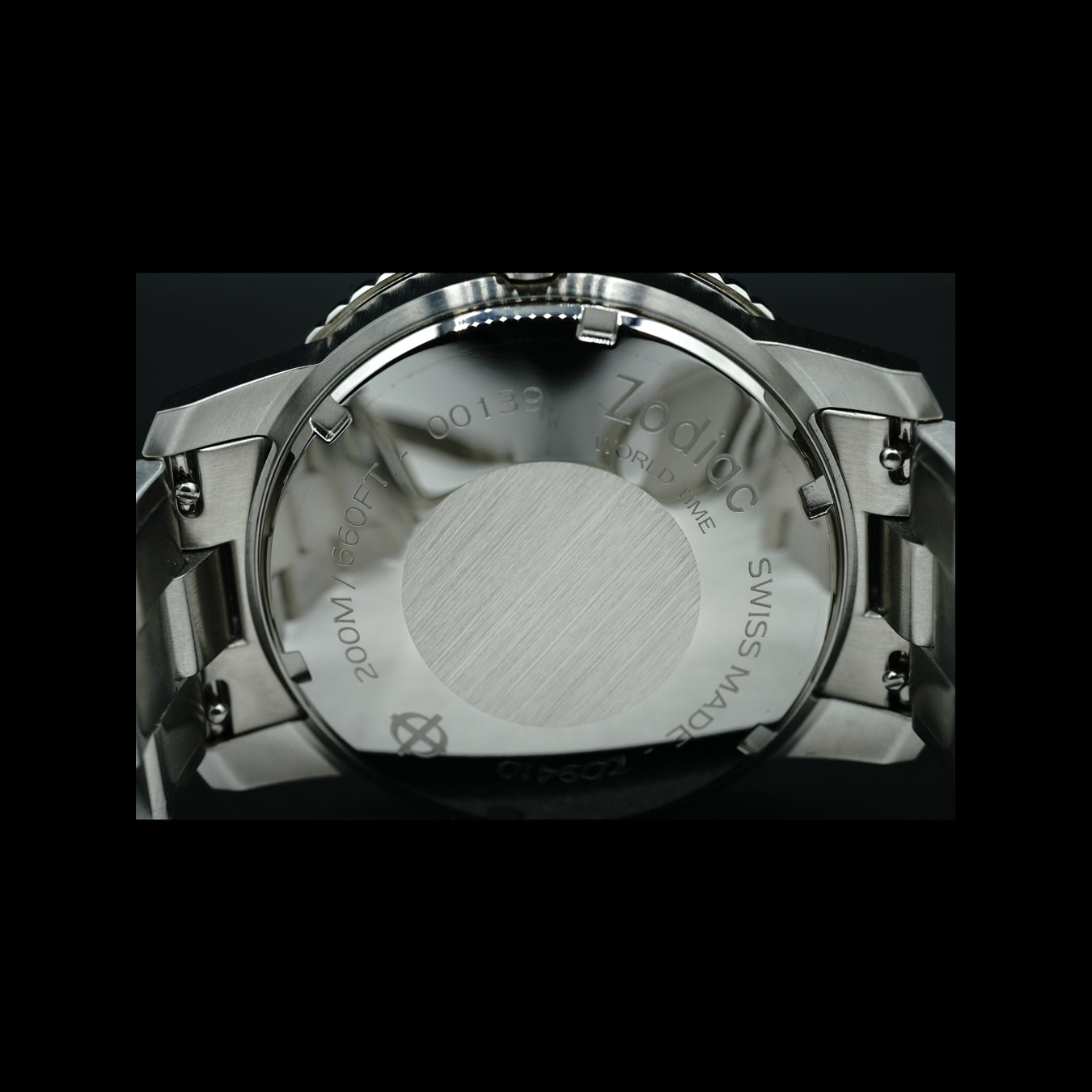 Zodiac Super Sea Wolf World Time GMT Red ZO9410