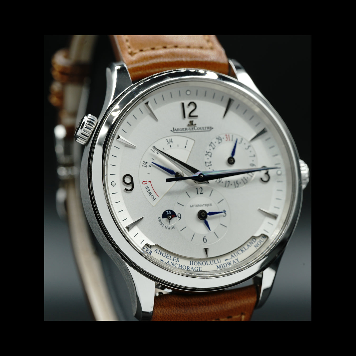 Jaeger LeCoultre Master Control Geographic Automatic Silver Dial Q4128420