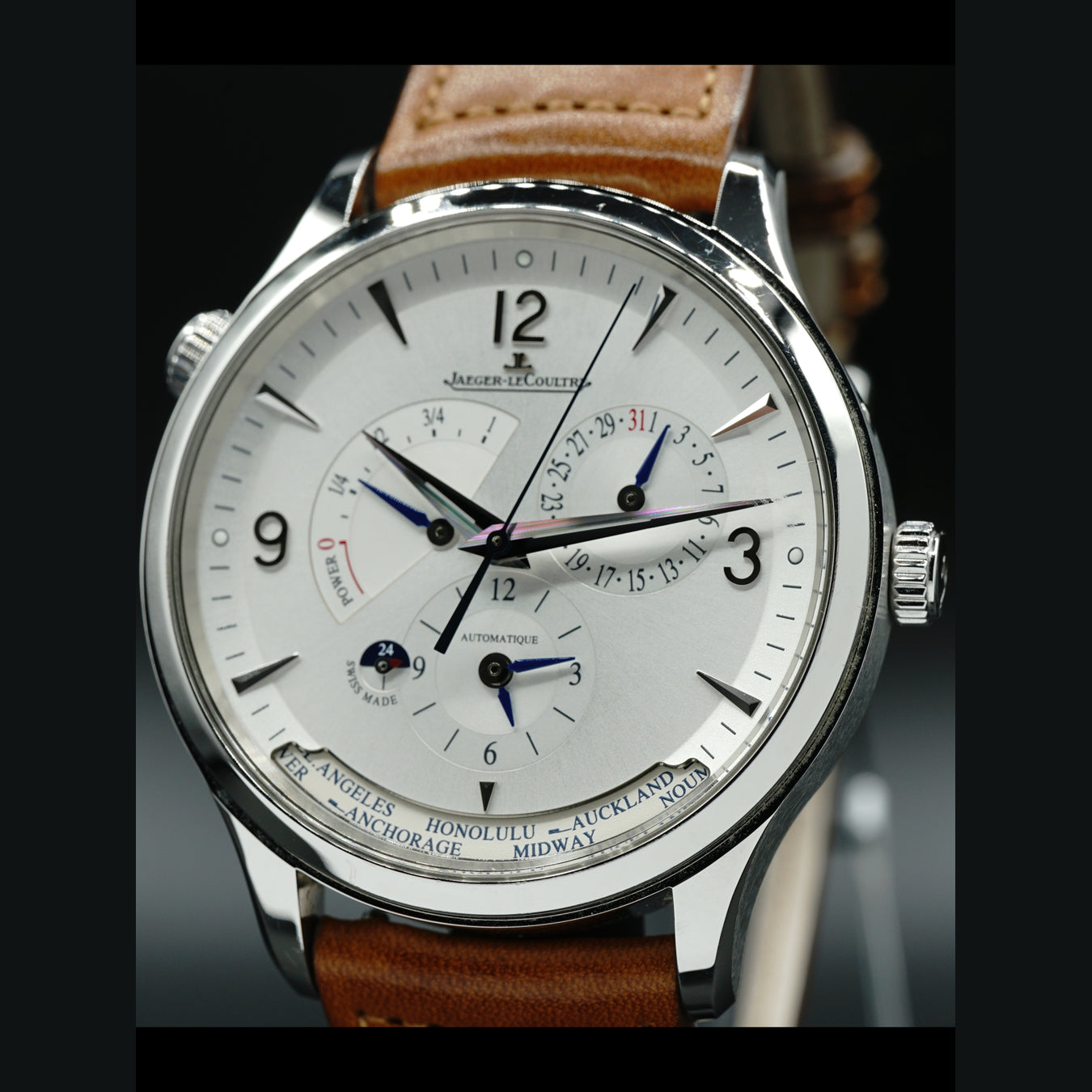 Jaeger LeCoultre Master Control Geographic Automatic Silver Dial Q4128420