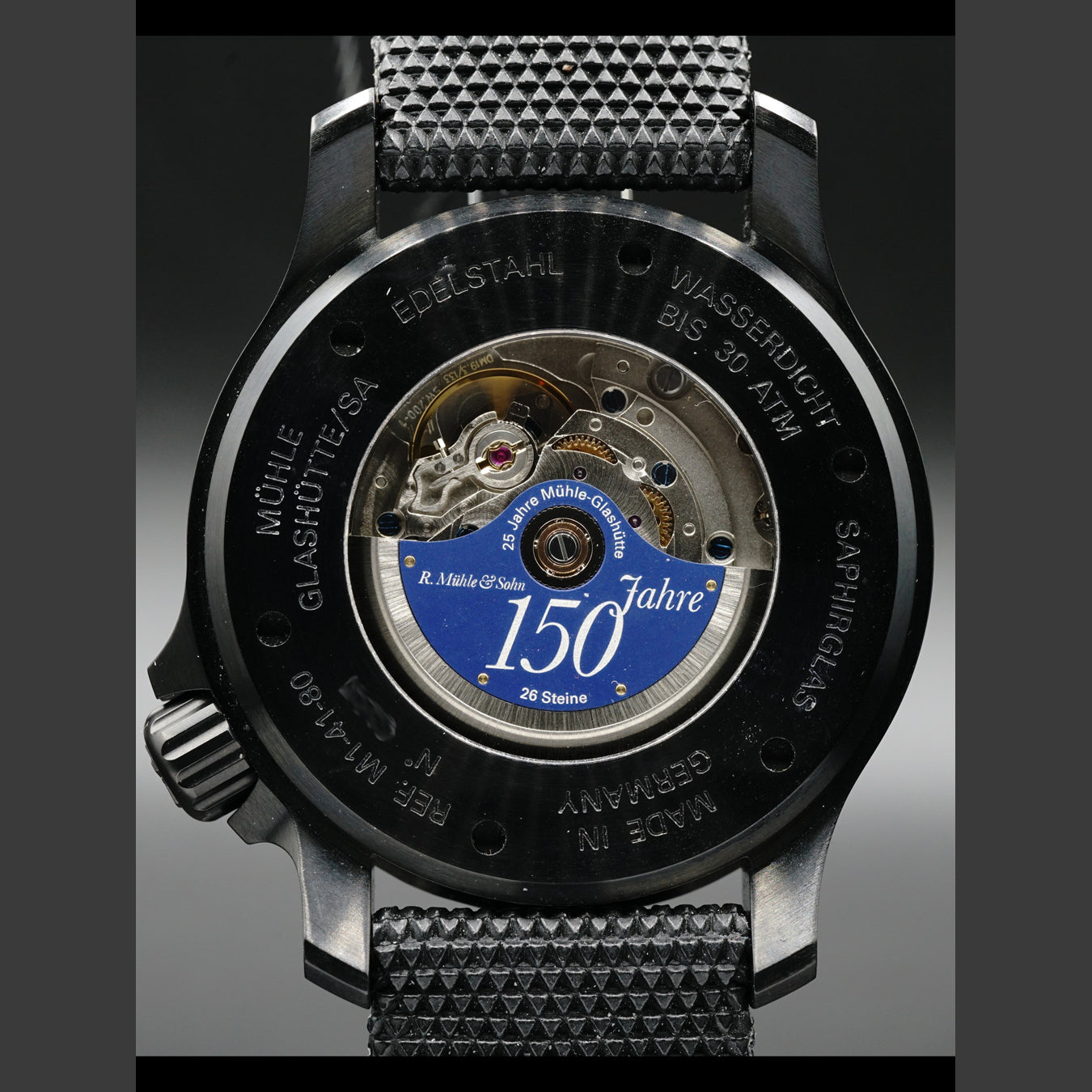 Mühle Glashütte Sea-timer Blackmotion M1-41-83-NB