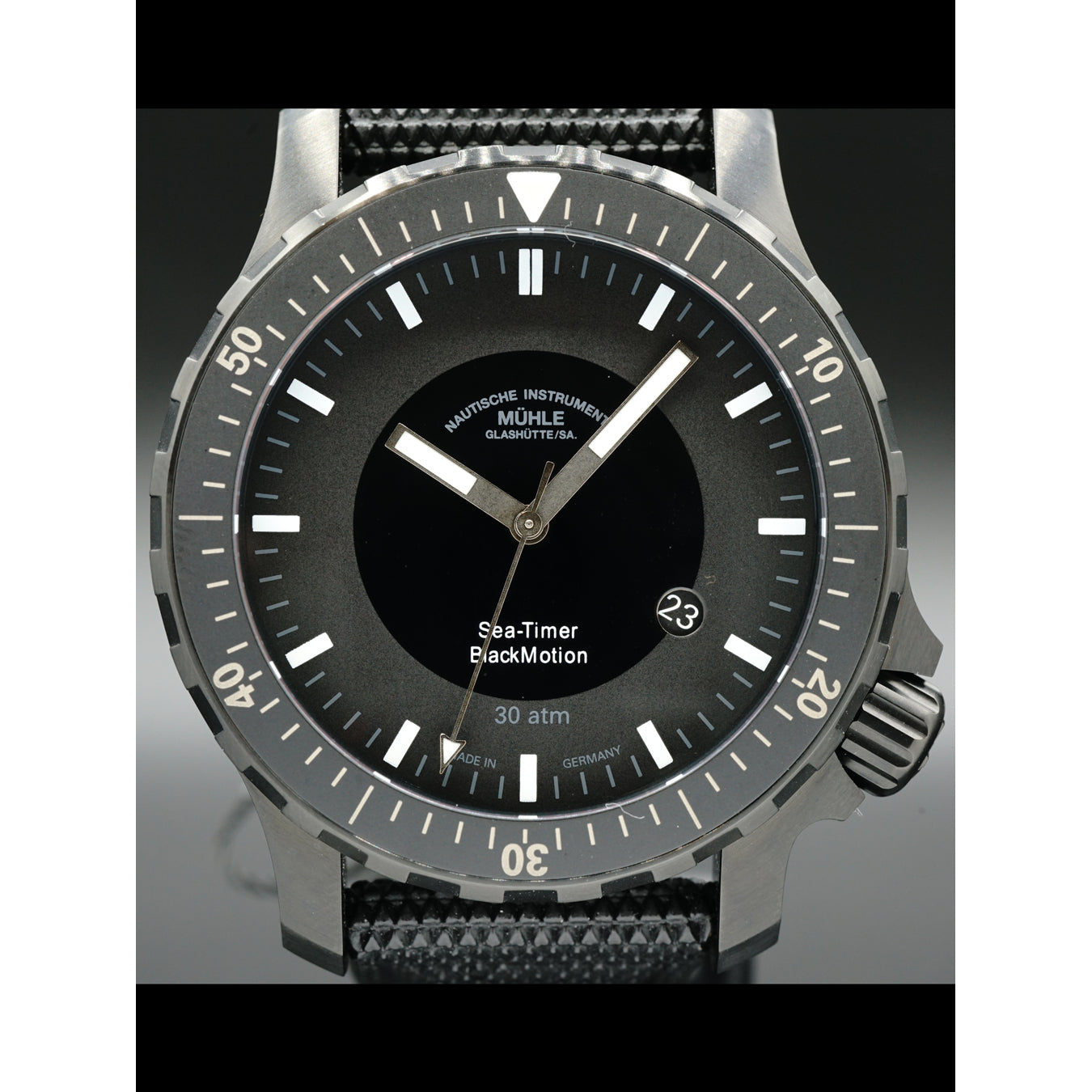 Mühle Glashütte Sea-timer Blackmotion M1-41-83-NB