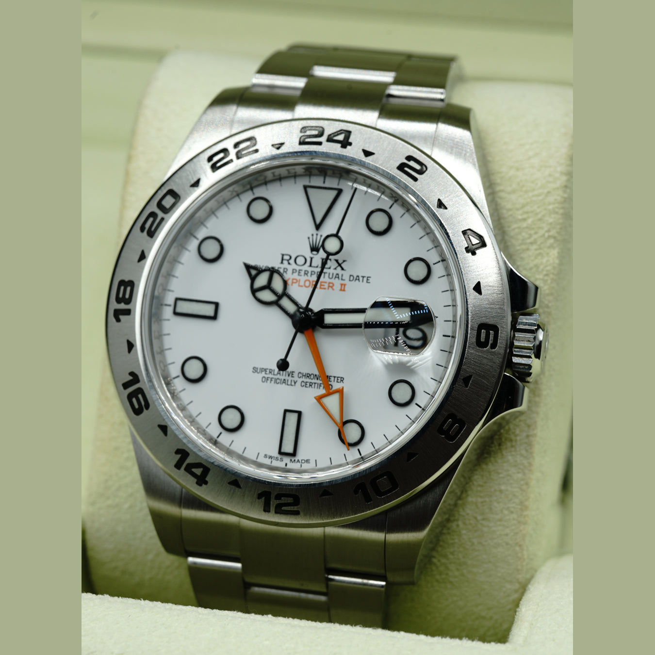 Rolex Explorer II GMT White 216570