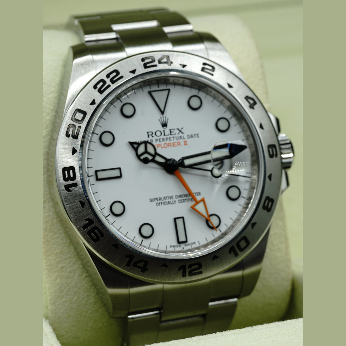 Rolex Explorer II GMT White 216570