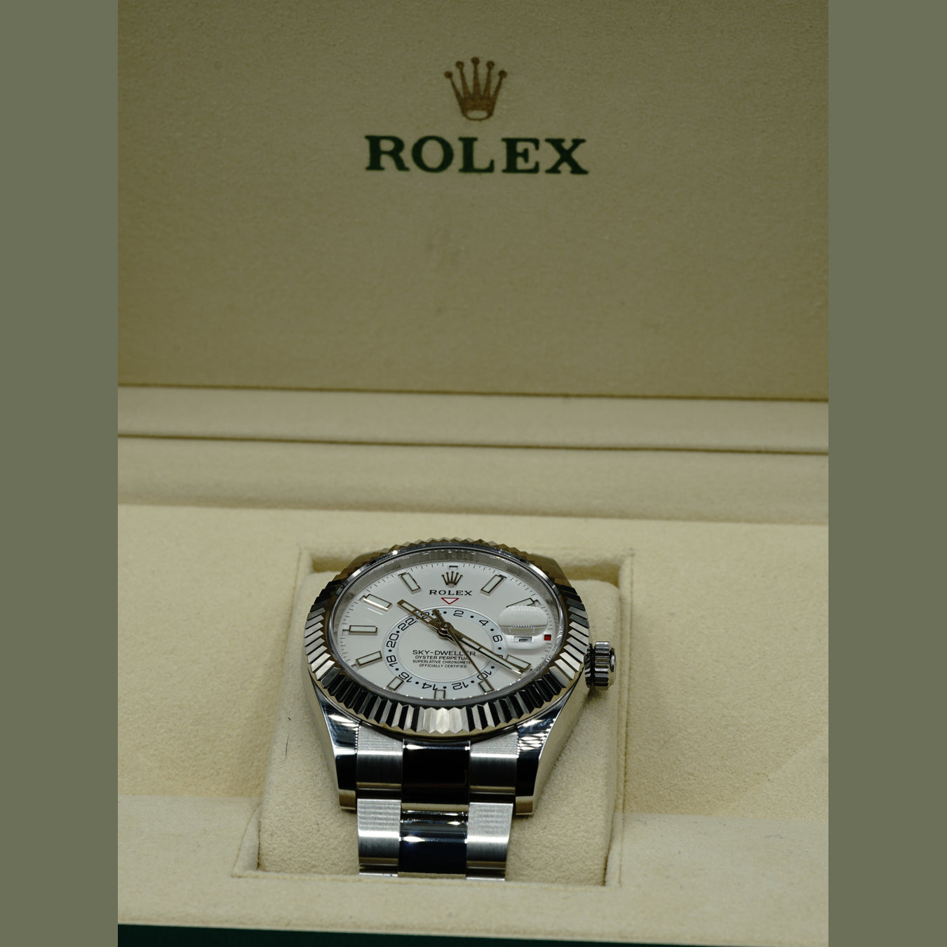 Rolex Sky Dweller White Dial 326934