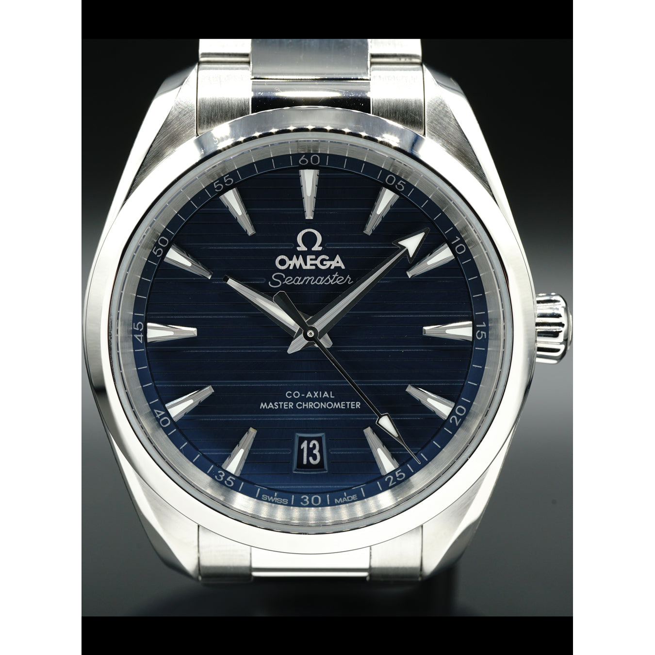 Omega Seamaster Aqua Terra 150M Co-Axial Master Chronometer Blue Dial 220.10.38.20.03.001