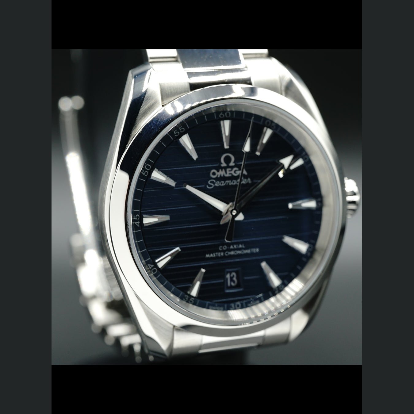 Omega Seamaster Aqua Terra 150M Co-Axial Master Chronometer Blue Dial 220.10.38.20.03.001