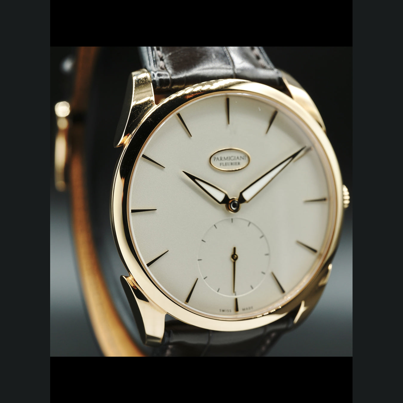 Parmigiani Fleurier Tonda 1950 Rose Gold Grained White Dial PFC267-1002400-HA1241