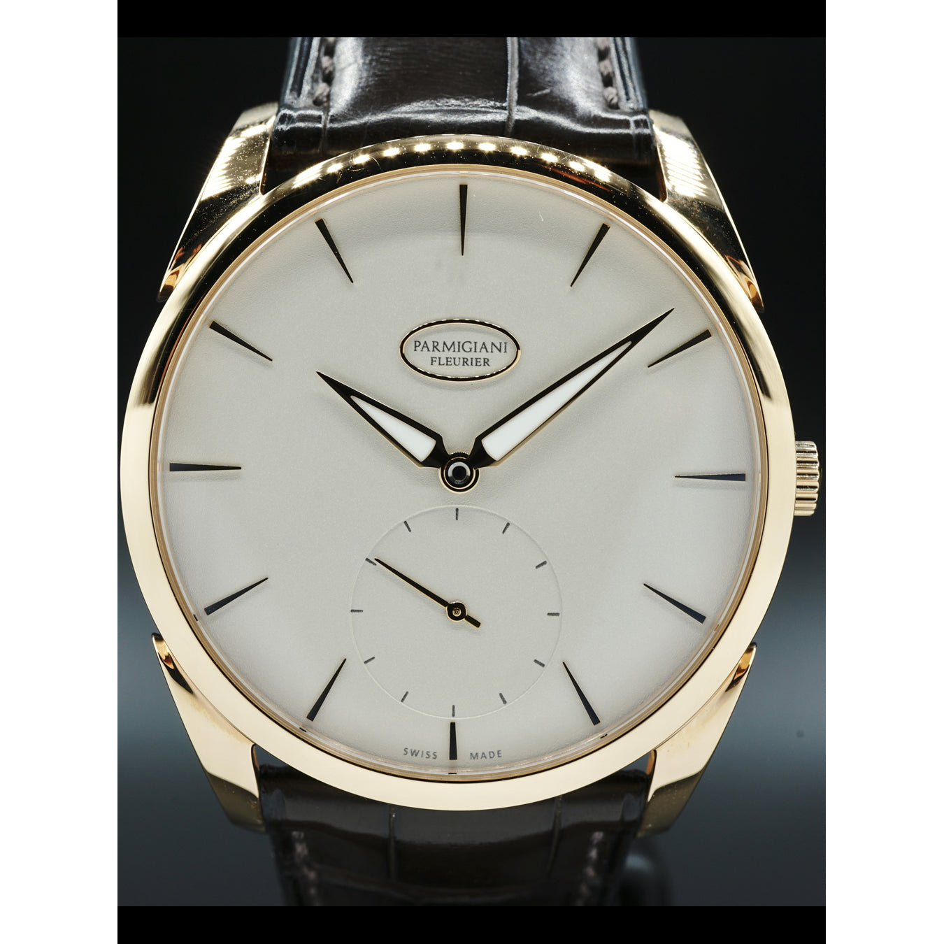 Parmigiani Fleurier Tonda 1950 Rose Gold Grained White Dial PFC267-1002400-HA1241