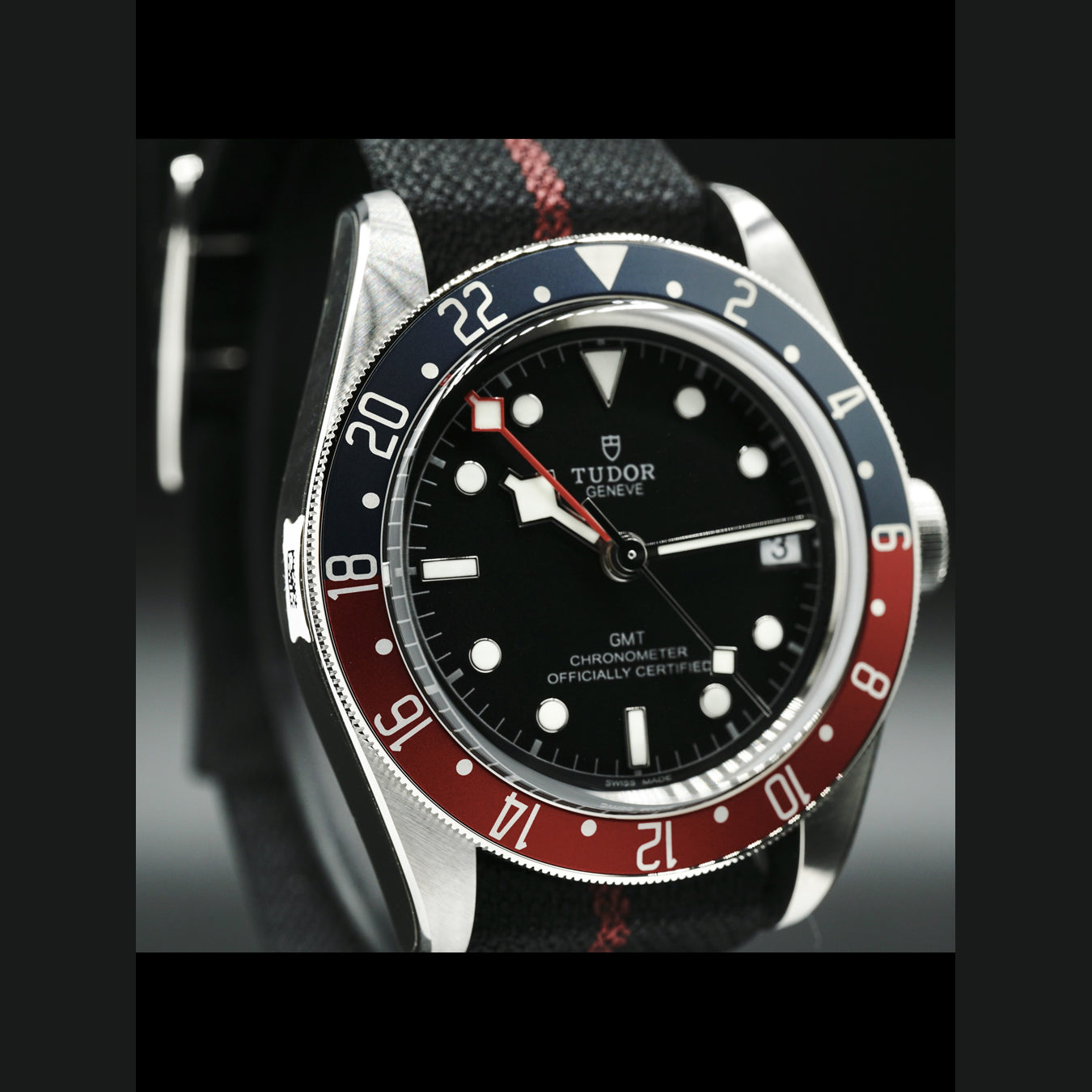 Tudor Black Bay GMT 41mm Pepsi 79830RB on NATO Strap