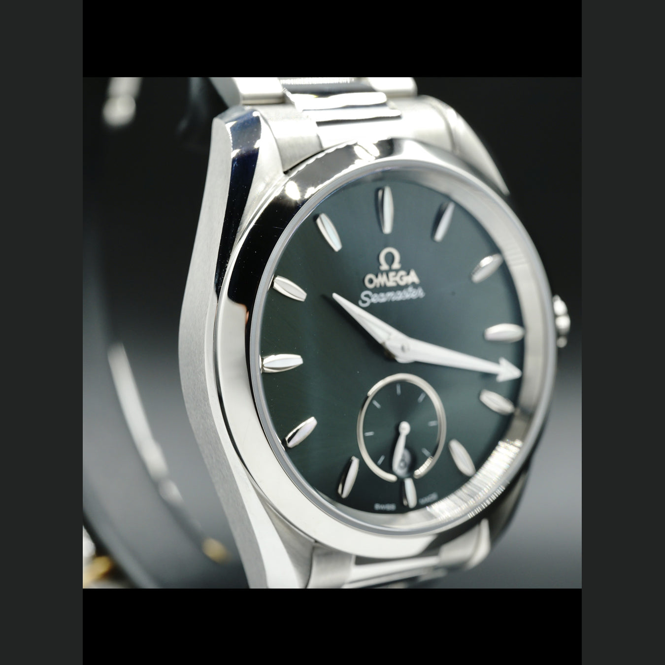 Omega Aqua Terra 150M Small Seconds Green Dial 38mm on Bracelet 220.10.38.20.10.001