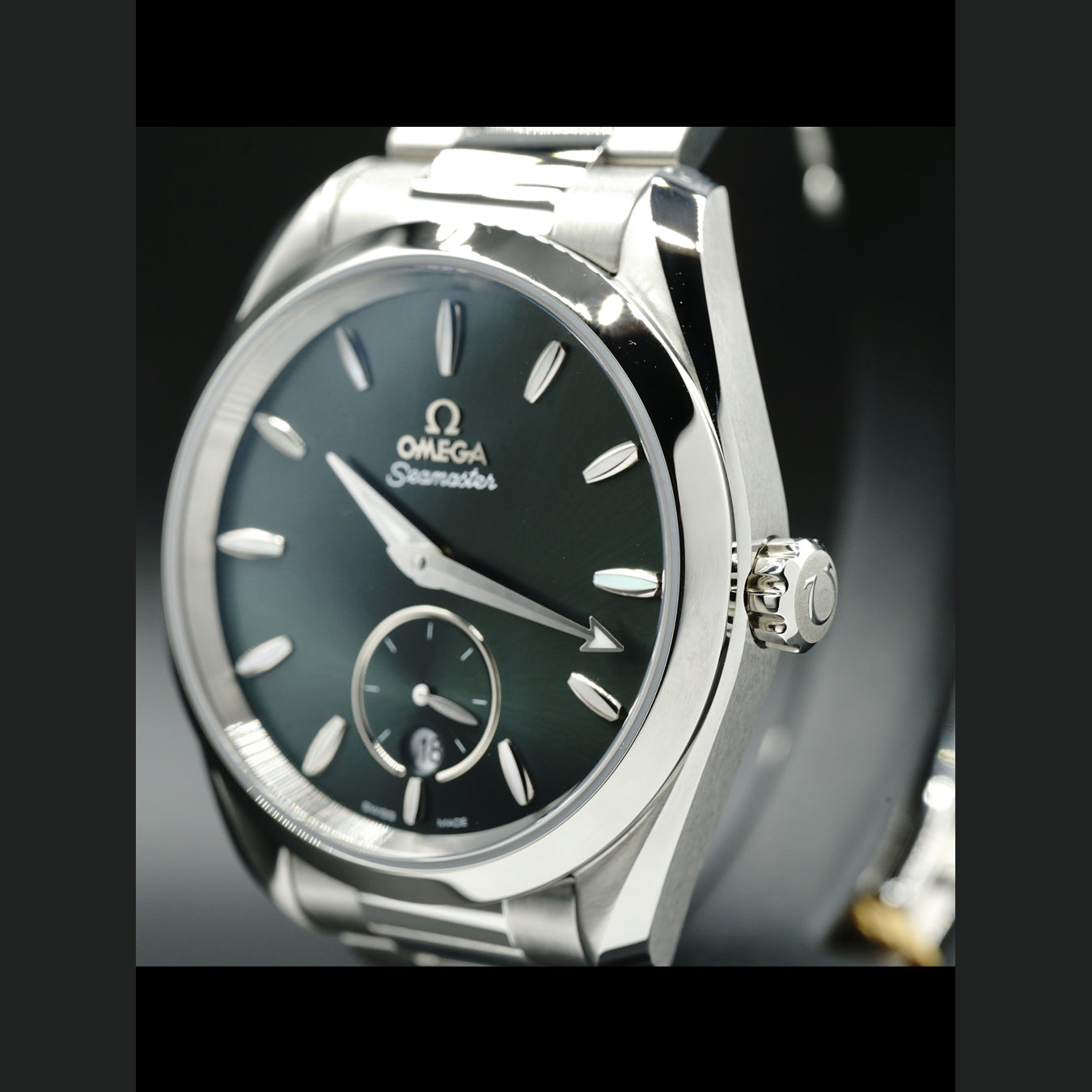 Omega Aqua Terra 150M Small Seconds Green Dial 38mm on Bracelet 220.10.38.20.10.001