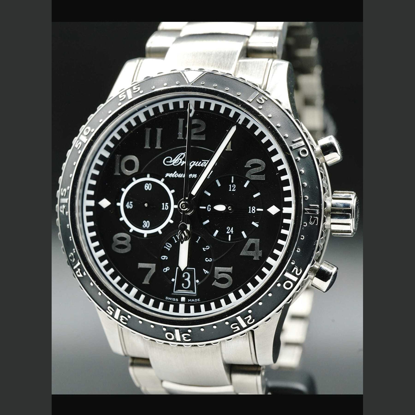 Breguet Type XXI Transatlantique Flyback Chronograph Titanium 3810TI/H2/TZ9