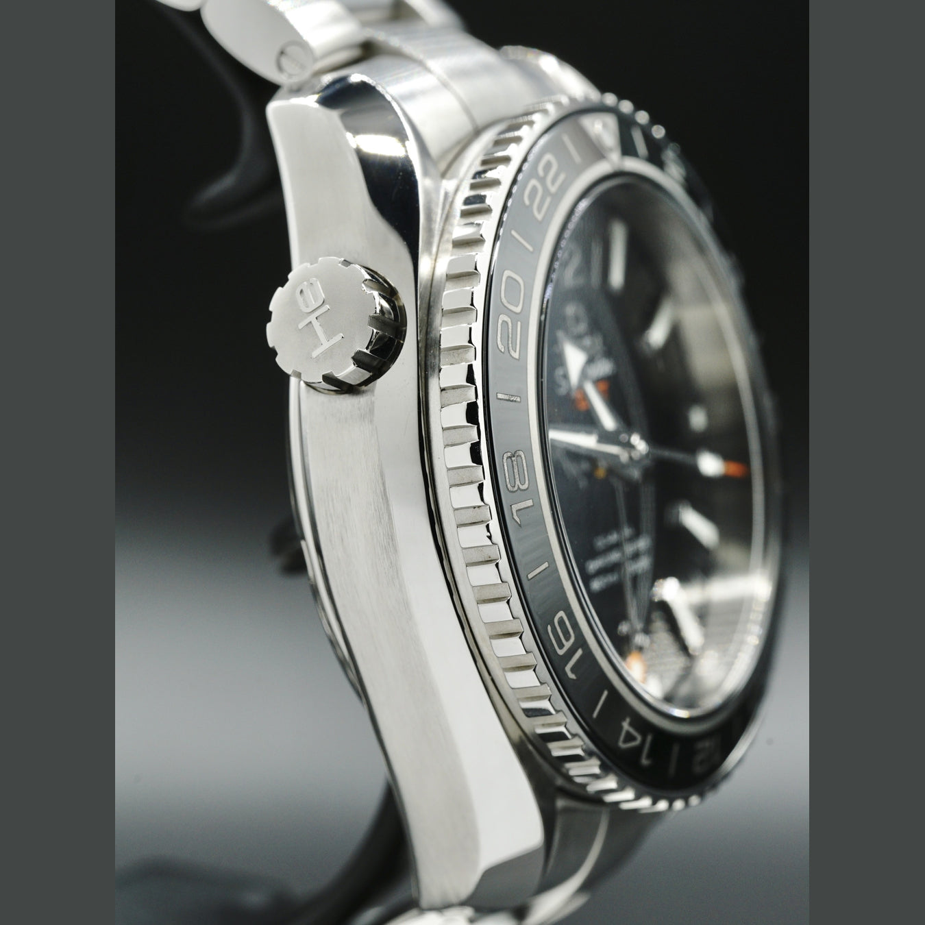 Planet Ocean 600M Omega Co-axial GMT 43.5mm 232.30.44.22.01.001