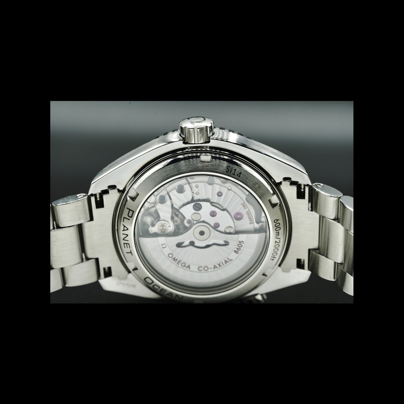 Planet Ocean 600M Omega Co-axial GMT 43.5mm 232.30.44.22.01.001